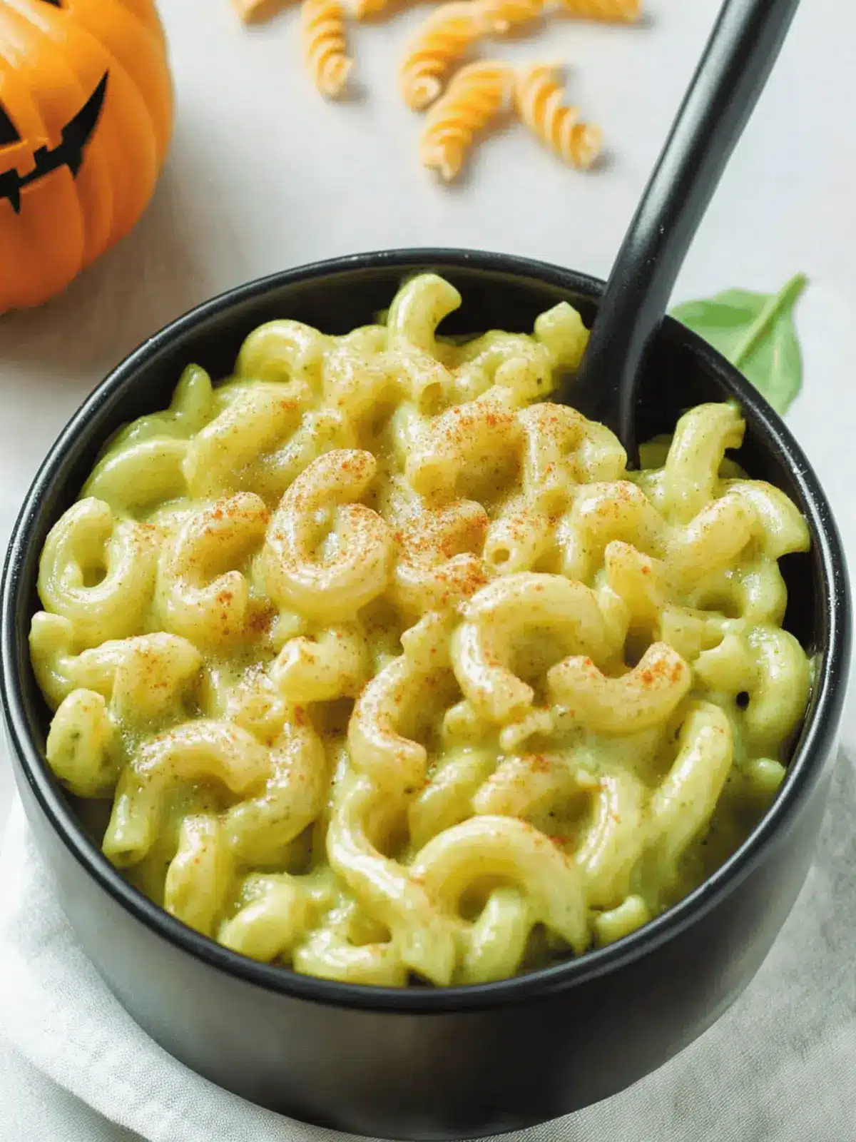 Halloween Mac and Cheese