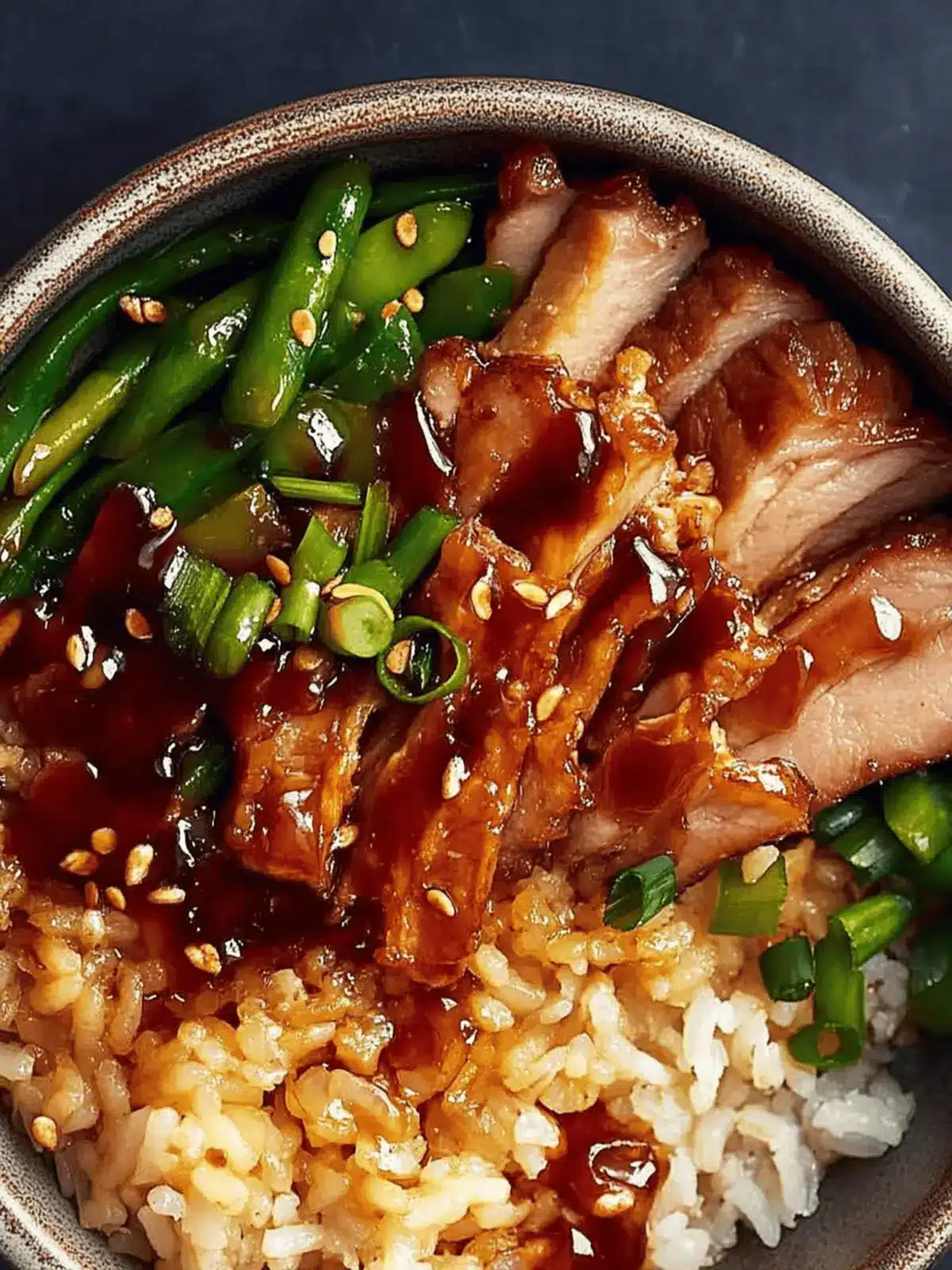 Sticky Char Siu Pork Fried Rice Bowl for Instant Comfort 2 Sticky Char Siu Pork Fried Rice Bowl