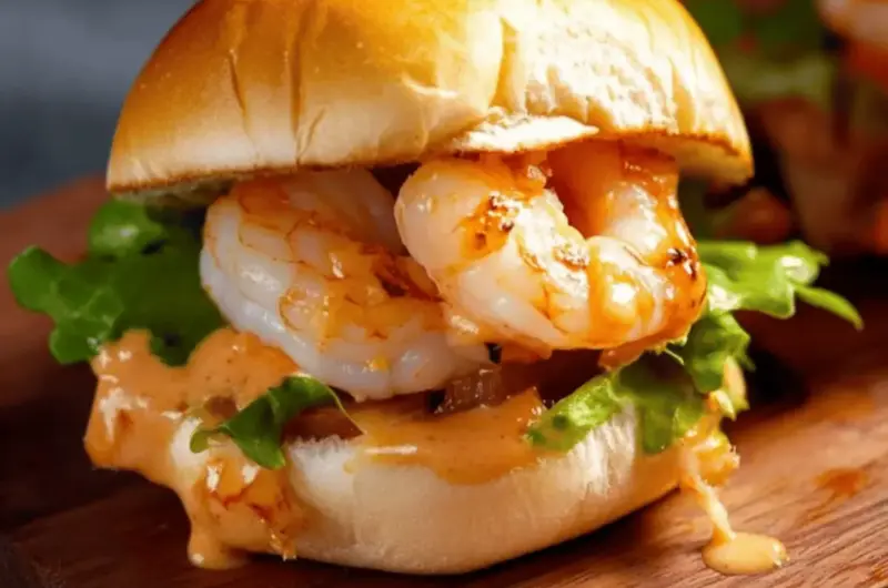 Microwave Garlic Prawn Po’Boy Sliders