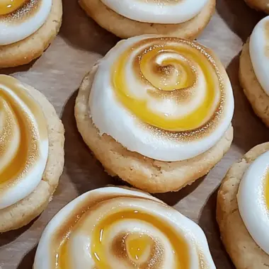 Under 1 Hour Lemon Meringue Pie Cookies