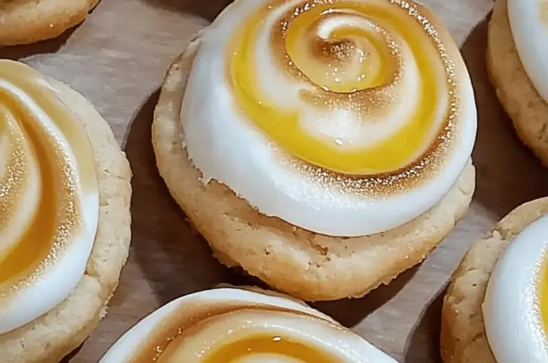 Under 1 Hour Lemon Meringue Pie Cookies