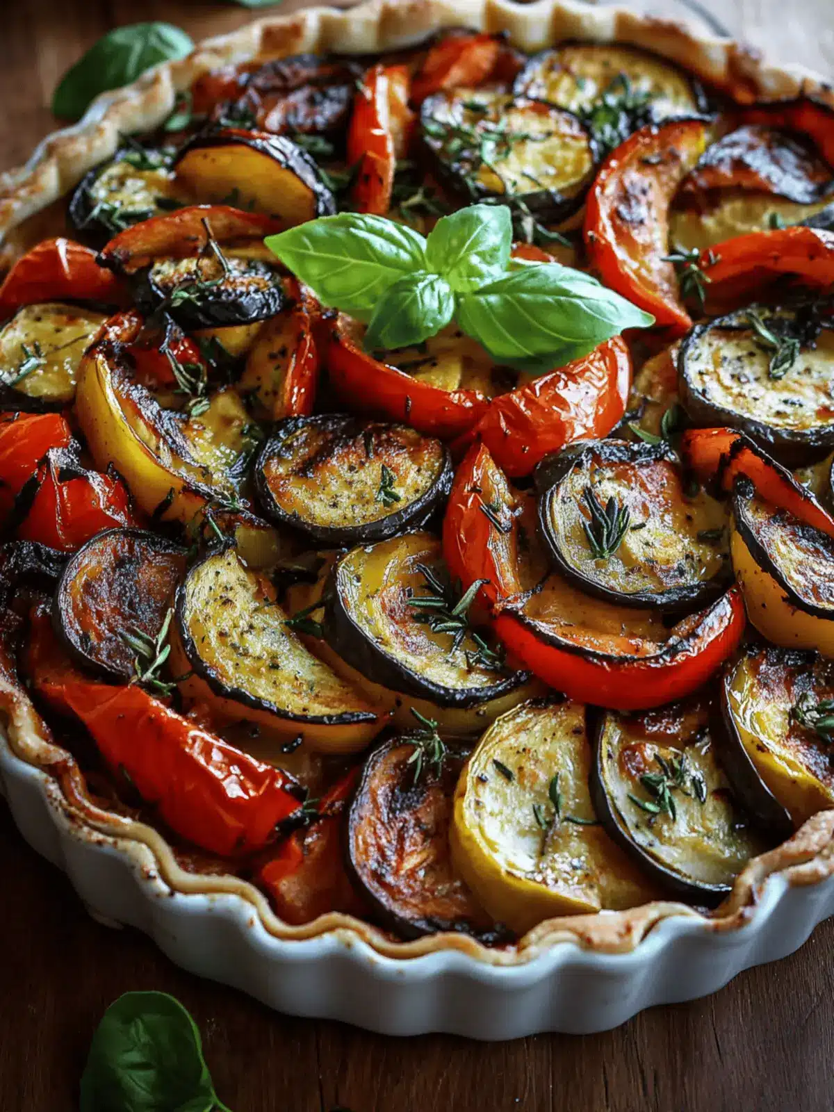 Elevate Dinner with French Roasted Ratatouille Tart Delight 4 French Roasted Ratatouille