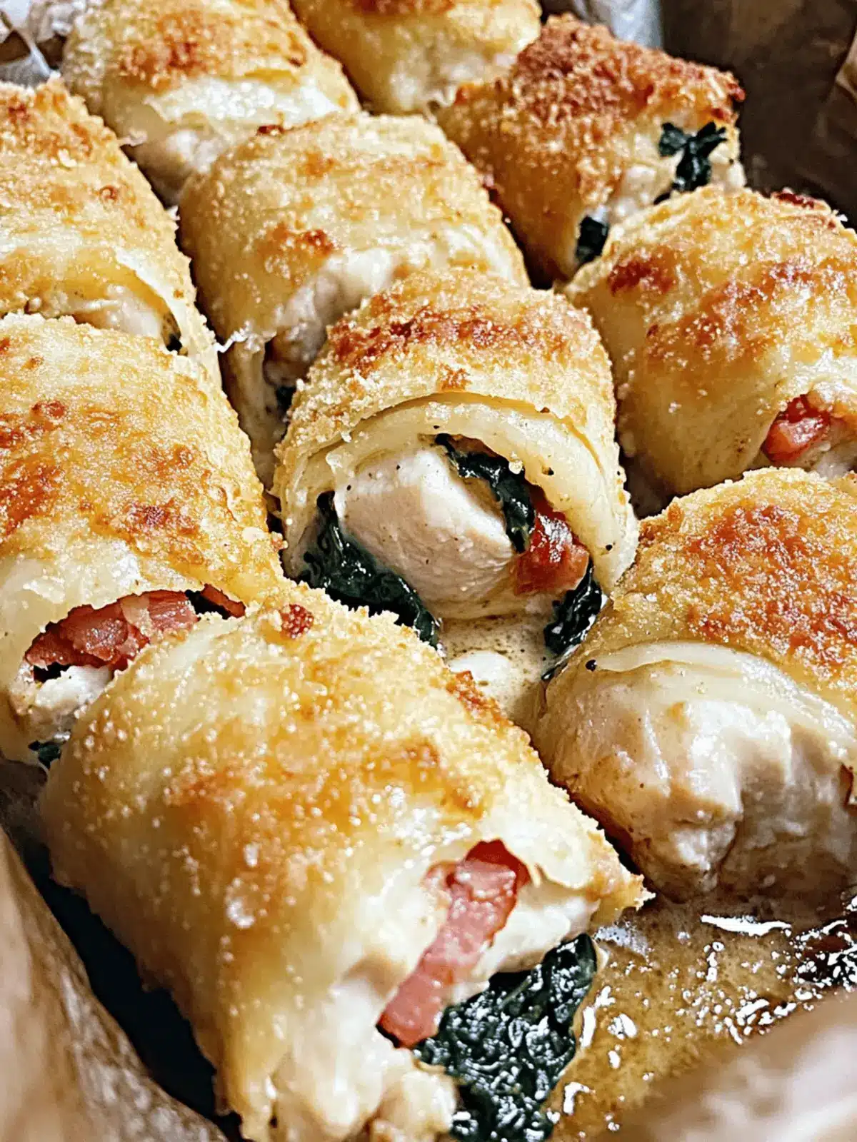 Irresistible Chicken Involtini with Spinach, Speck, and Asiago 4 Chicken Involtini with Spinach, Speck, and Asiago