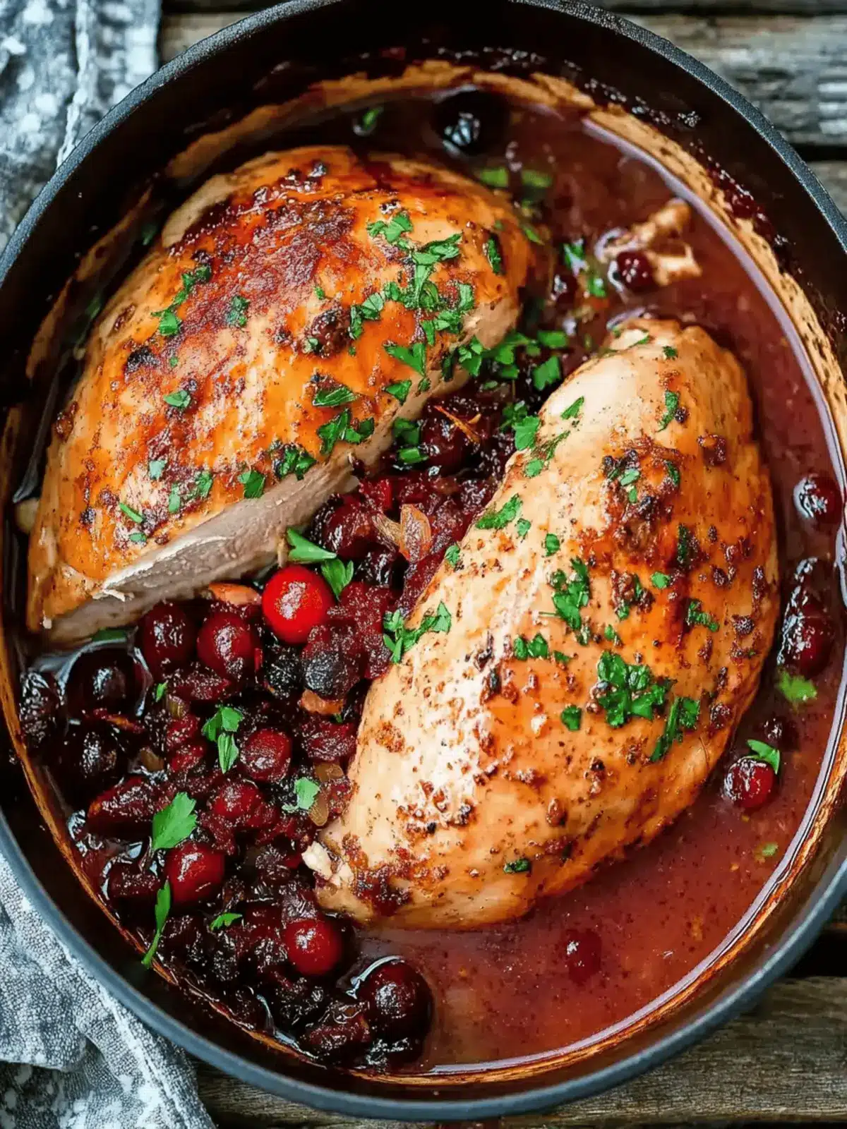 Savory Roast Turkey Breast with Saucy Cranberry Bliss 2 Roast Turkey Breast with Saucy Cranberry Sauce