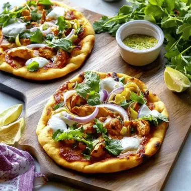 Tandoori Chicken Naan Pizza: A Bold Twist on Pizza Night 10 Tandoori Chicken Naan Pizza