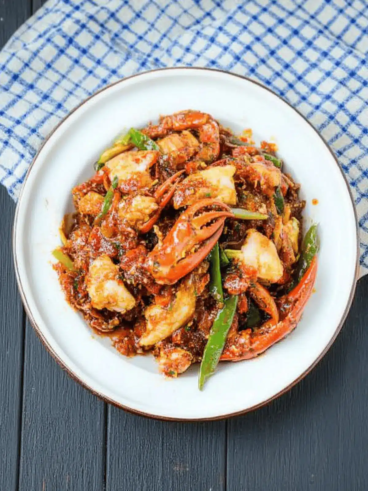 Thai Stir-Fried Chilli Crab