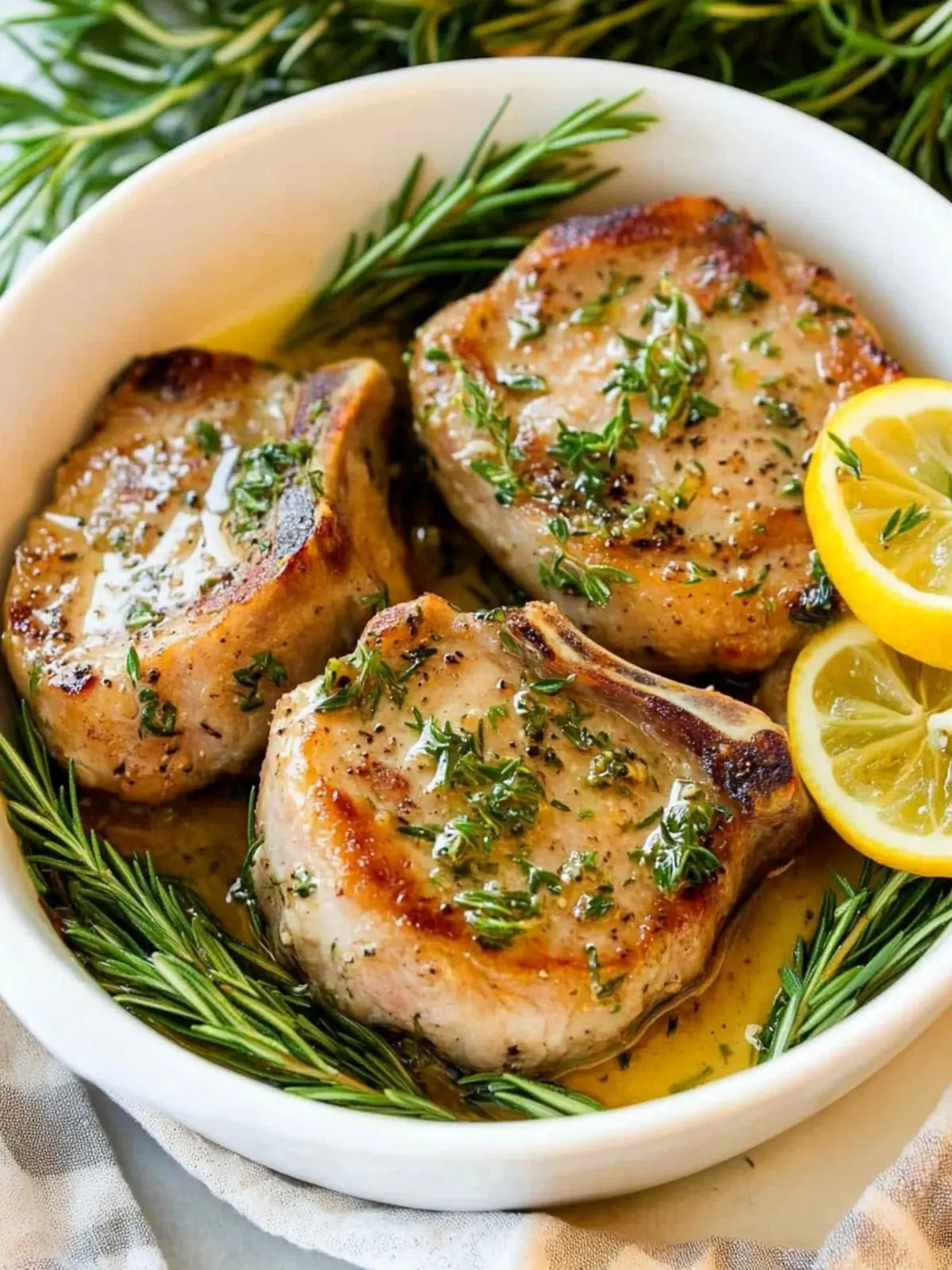 Baked Boneless Pork Chops with Garlic and Rosemary Magic 3 Baked Boneless Pork Chops