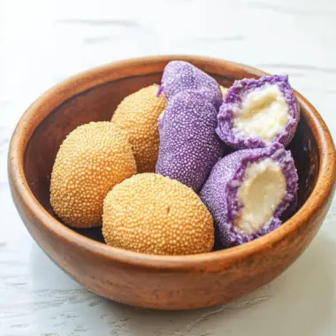 Filipino Ube Buchi