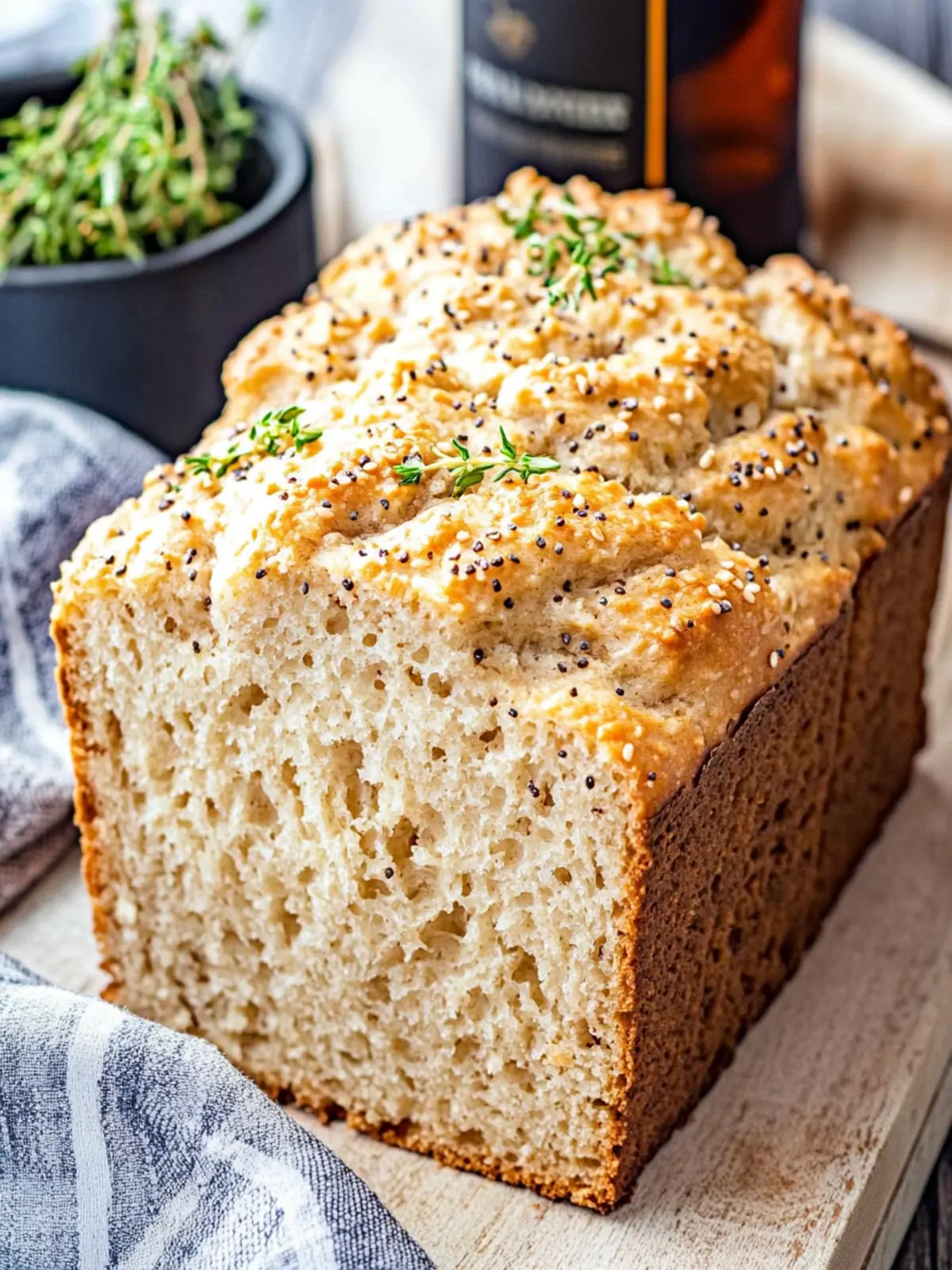 Everything Bagel Beer Bread