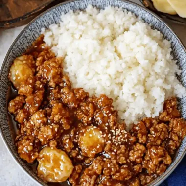 Ground General Tso’s Chicken