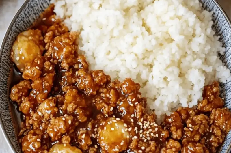 Ground General Tso’s Chicken
