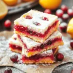 Deliciously Tart Cranberry Lemon Bars for Your Sweet Tooth 14 Cranberry Lemon Bars