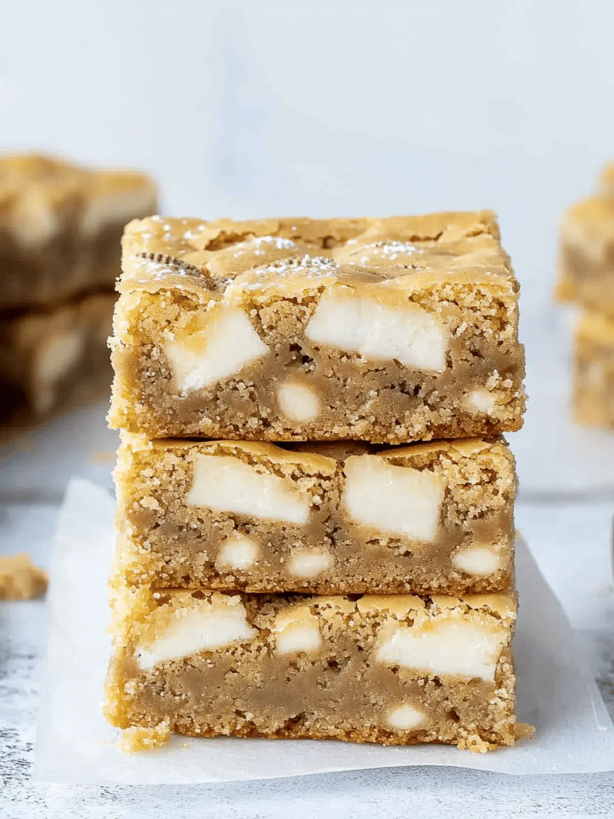 Golden Oreo Blondies