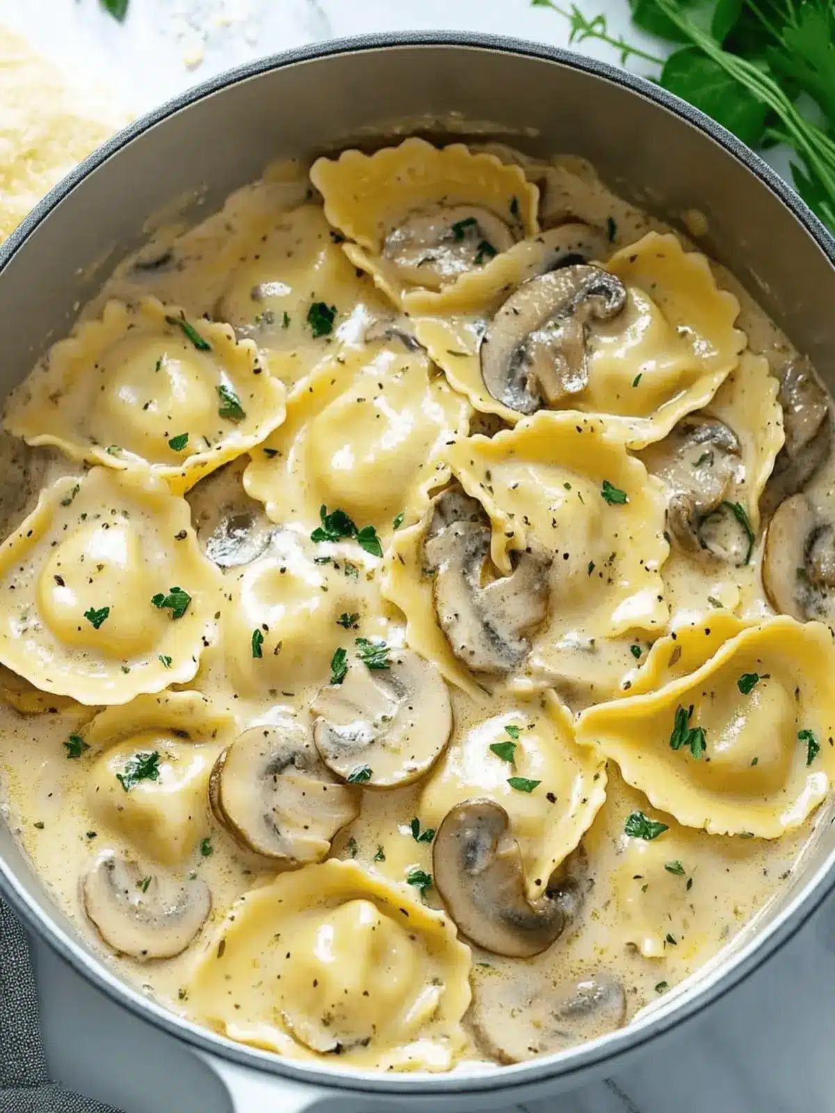 Mushroom Ravioli Sauce