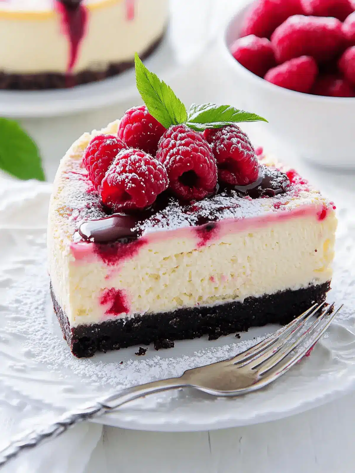 Decadent White Chocolate Raspberry Cheesecake You’ll Adore 4 White Chocolate Raspberry Cheesecake