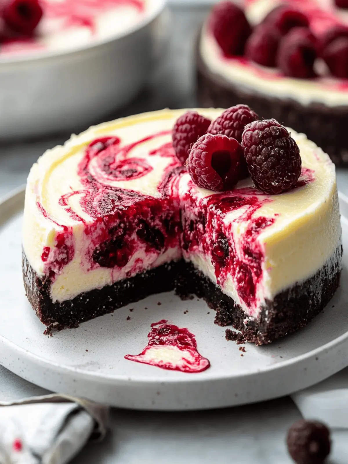 Decadent White Chocolate Raspberry Cheesecake Bliss 5 White Chocolate Raspberry Cheesecake