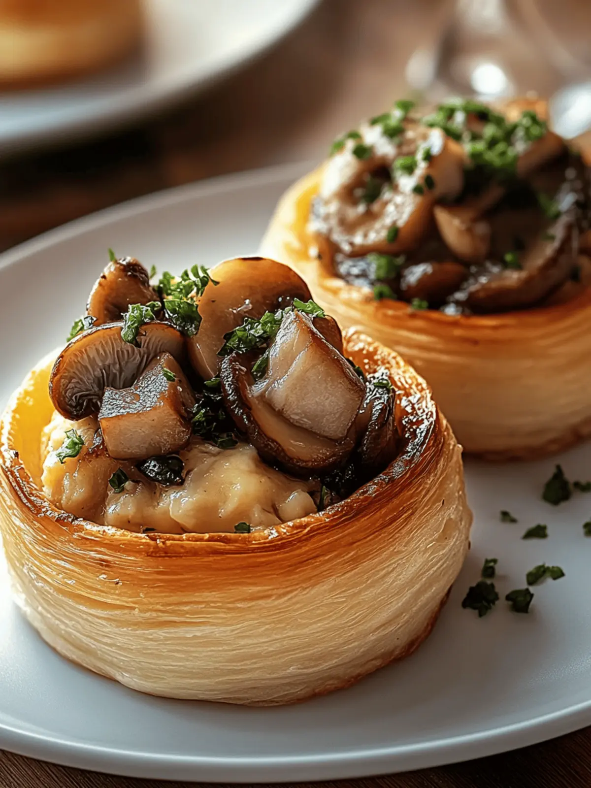 Mouthwatering Chicken and Mushroom Vol Au Vent Delight 5 Chicken and Mushroom Vol Au vent