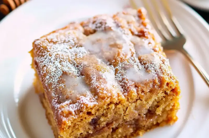 Pumpkin Honey Bun Cake