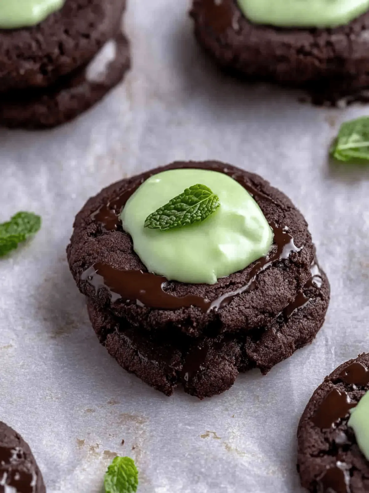 The Best Chilled Crumbl Mint Brownie Cookies You'll Love 2 The best Chilled Crumbl Mint Brownie Cookies