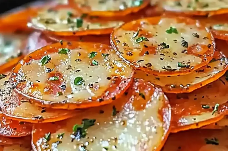 Home Made Snacks: Pepperoni and Cheese Crisps