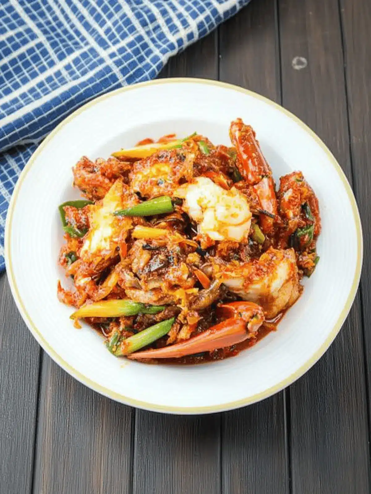 Thai Stir-Fried Chilli Crab