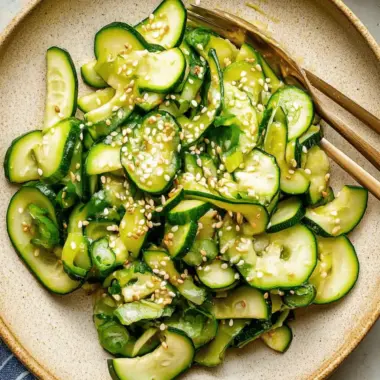 Korean Zucchini Side Dish Loaded with Garlic and Sesame Flair 9 Korean Zucchini Side Dish
