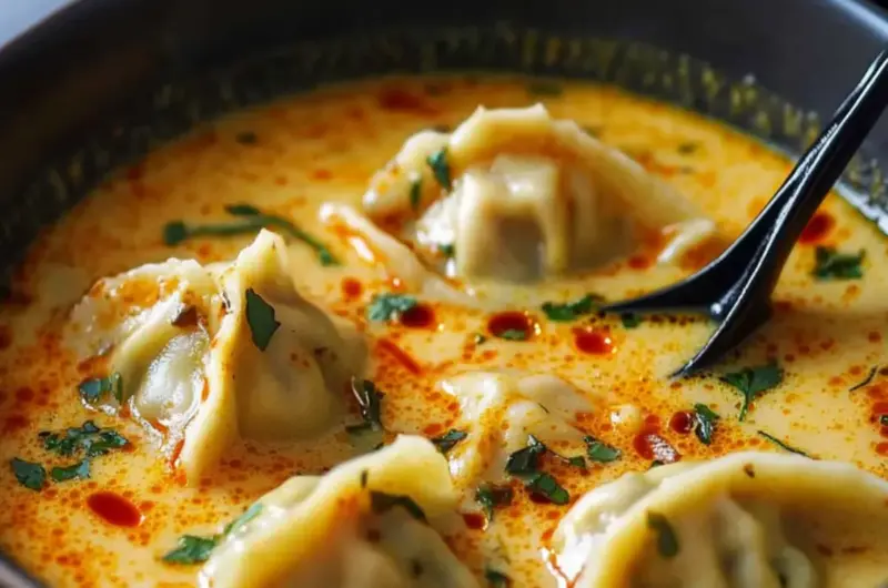 Coconut Curry Soup With Dumplings