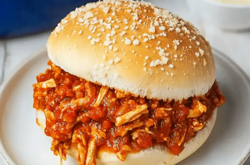 Chicken Parmesan Sloppy Joes