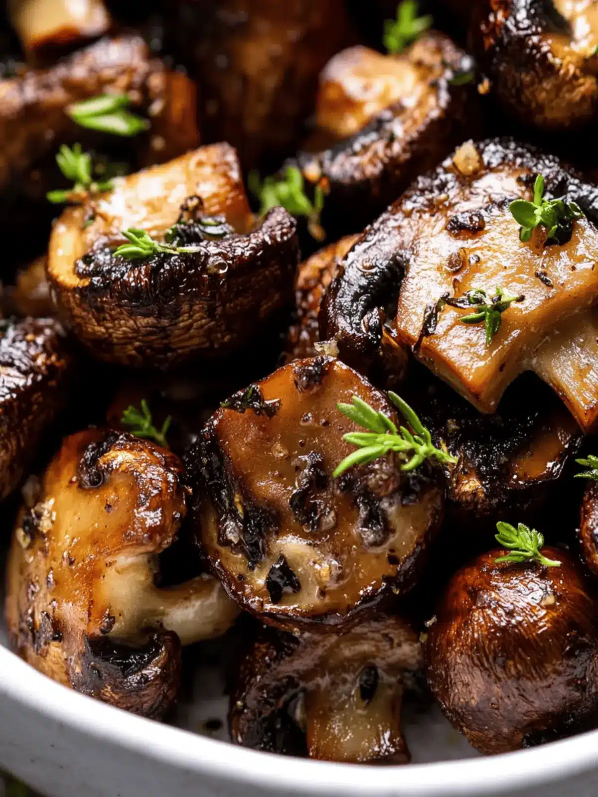 Roasted Mushrooms (Garlic + Balsamic)