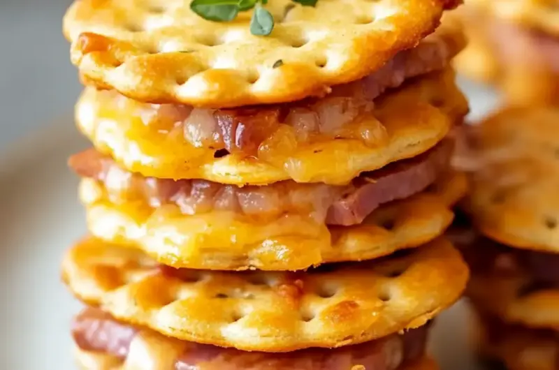 Ritz Cracker Party Sandwiches