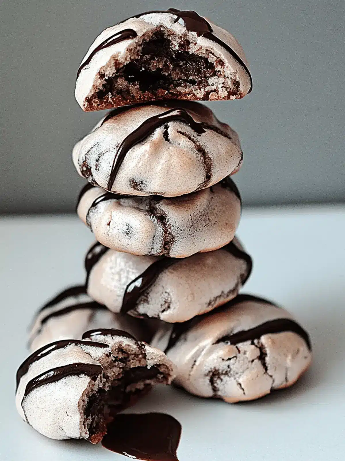 Melt-in-Your-Mouth Chocolate Espresso Meringue Cookies 3 Chocolate Espresso Meringue Cookies