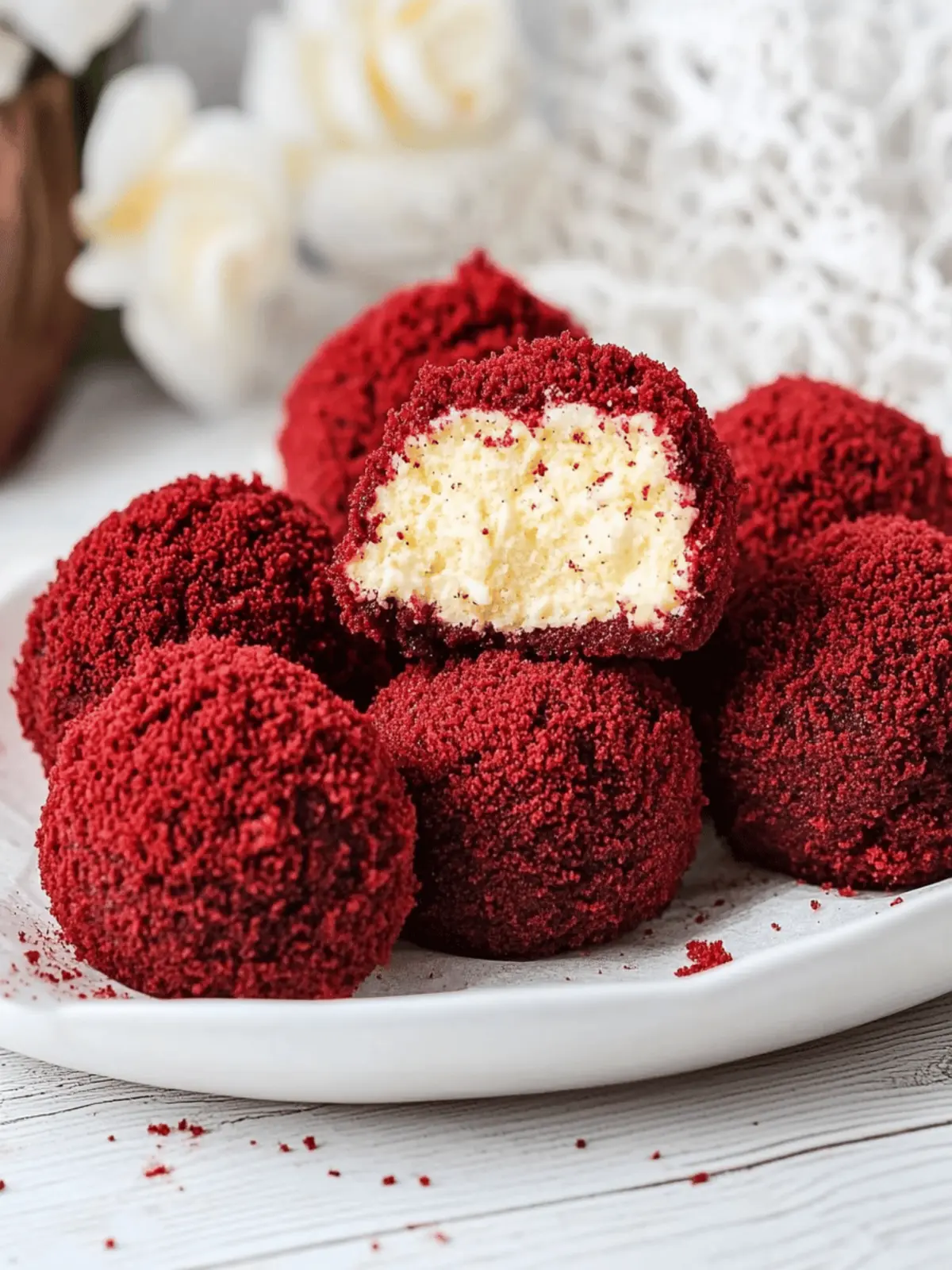 Red Velvet Cheesecake Bites