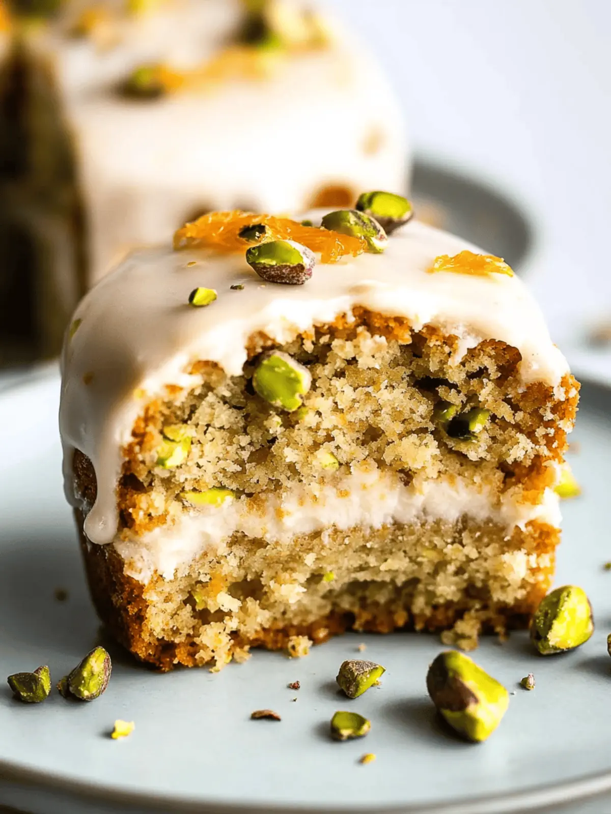 Vegan Orange and Pistachio Cakes for Zesty Blissful Mornings 5 Vegan Orange and Pistachio cakes