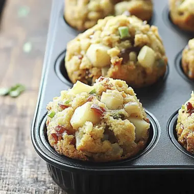 Delicious Apple and Onion Stuffin' Muffins for Cozy Nights 9 Apple and Onion Stuffin' Muffins