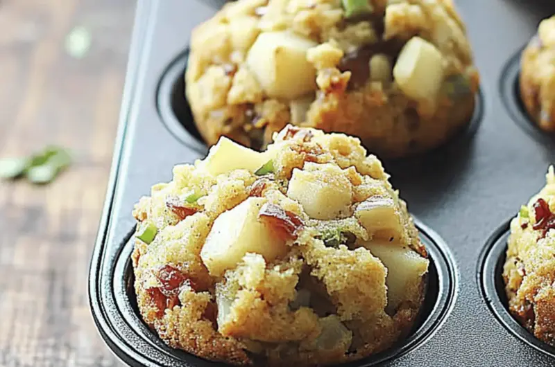 Apple and Onion Stuffin' Muffins
