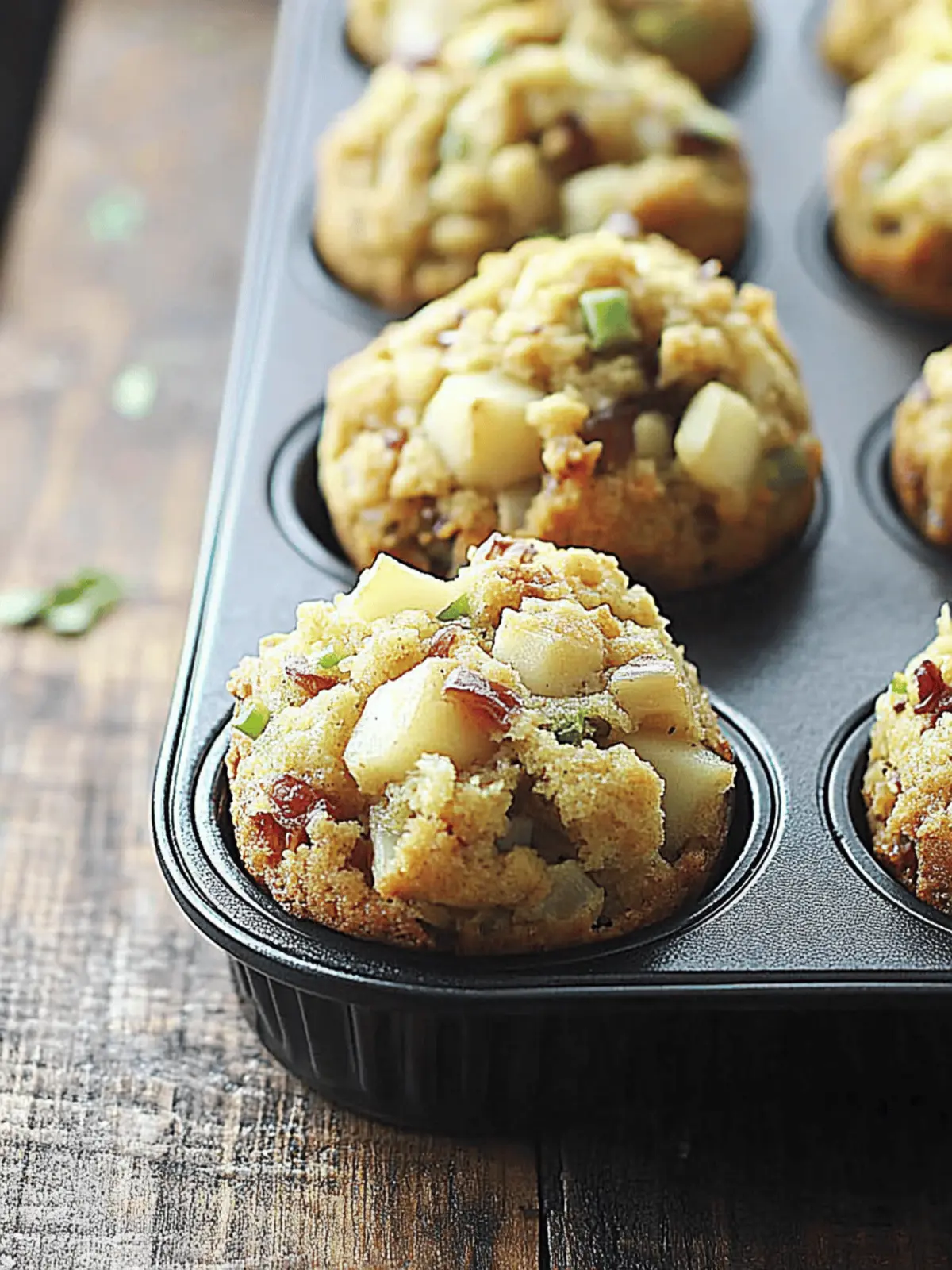 Apple and Onion Stuffin' Muffins