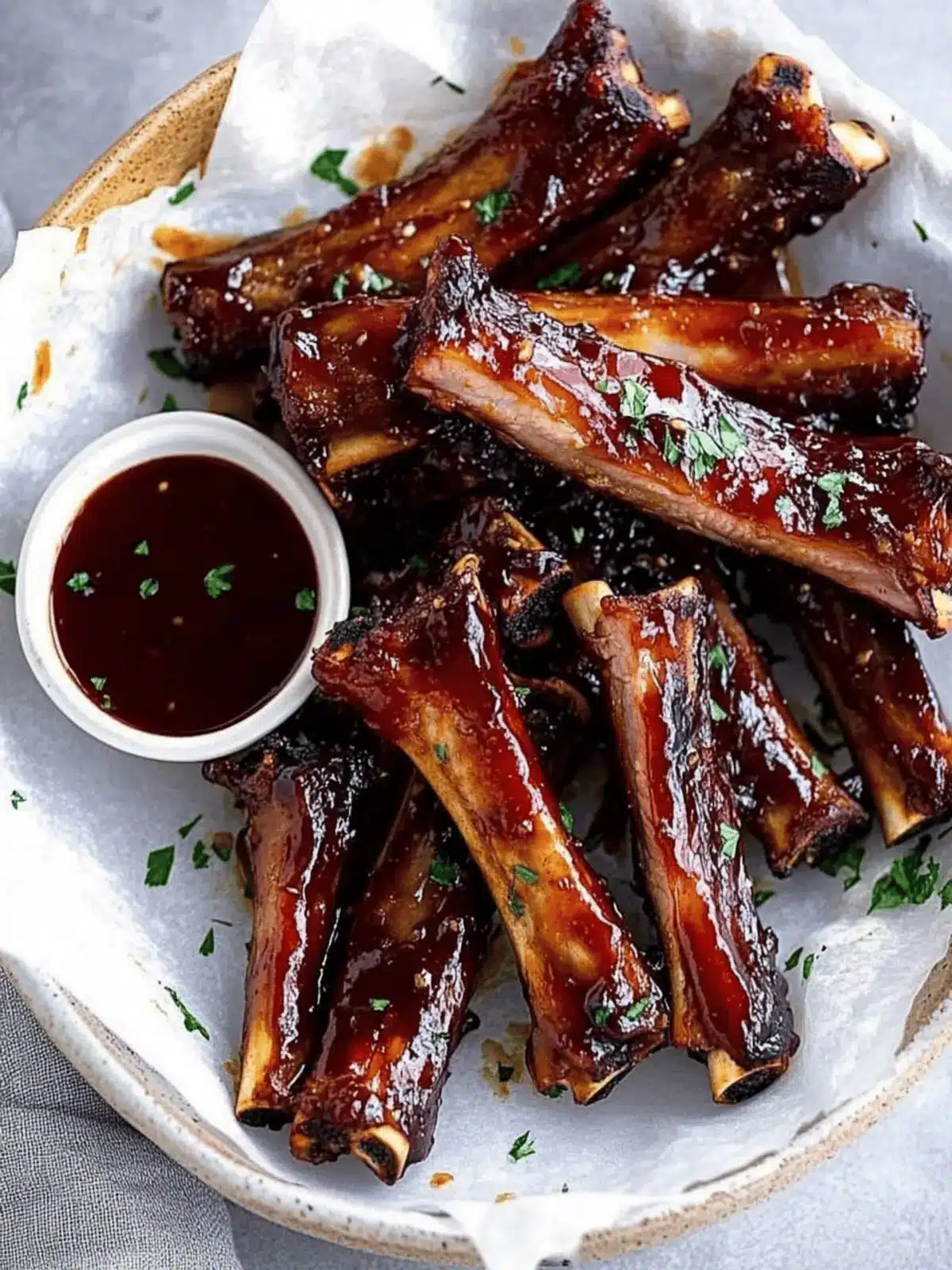 Easy Sticky Lamb Ribs