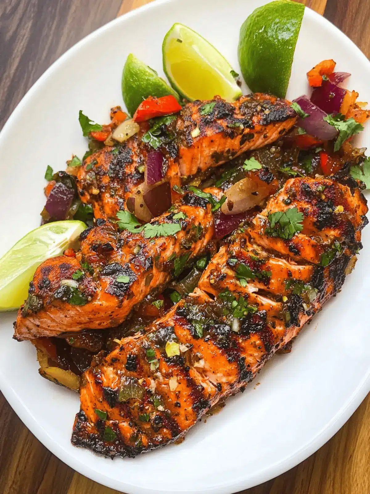 Honey Jerk Salmon