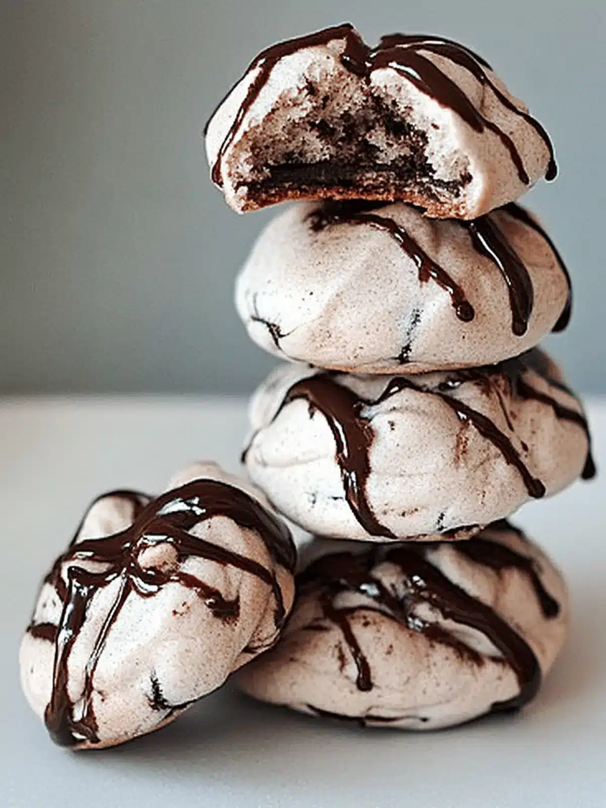 Melt-in-Your-Mouth Chocolate Espresso Meringue Cookies 2 Chocolate Espresso Meringue Cookies
