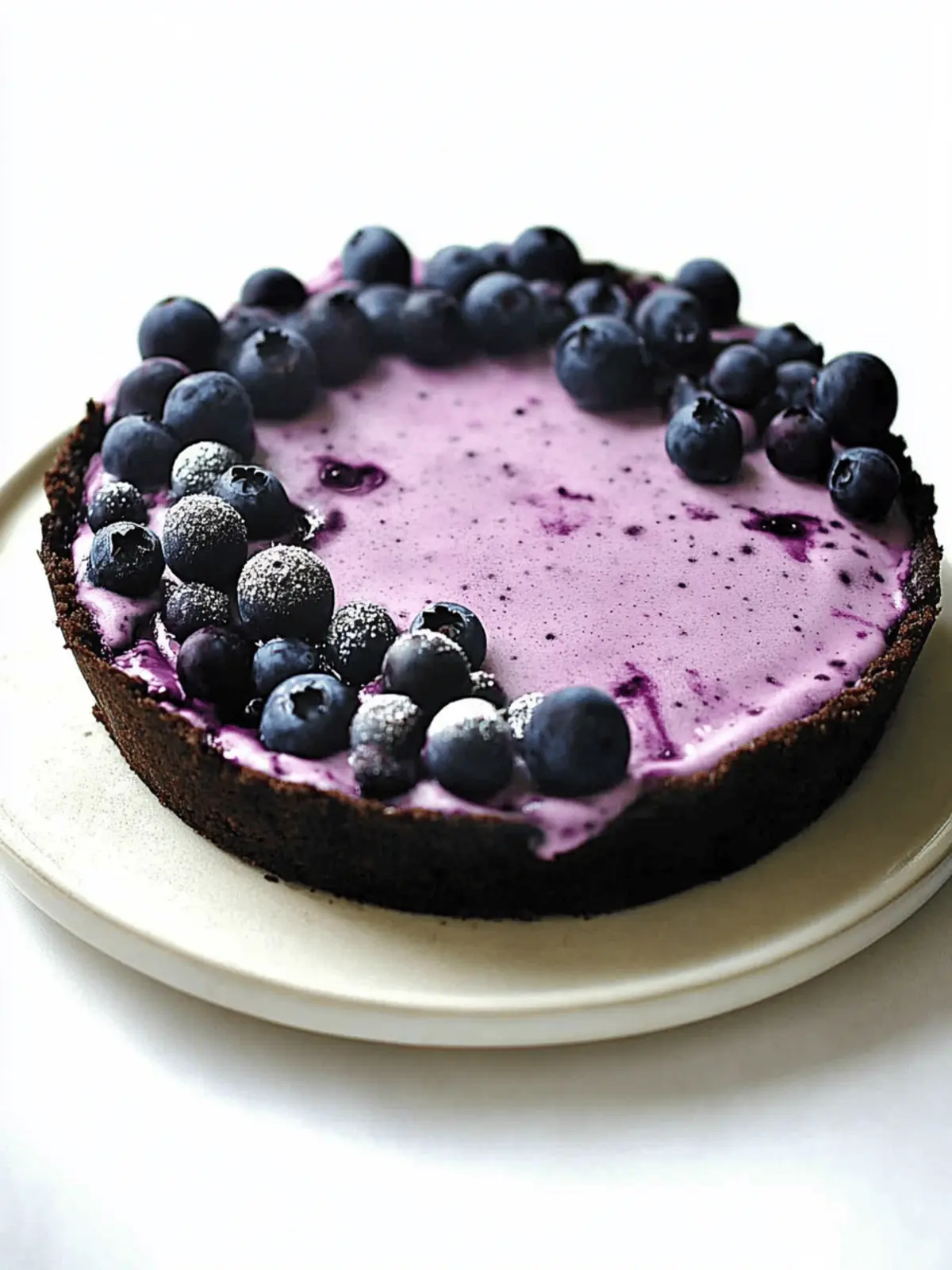 Blueberry Ice Cream Pie