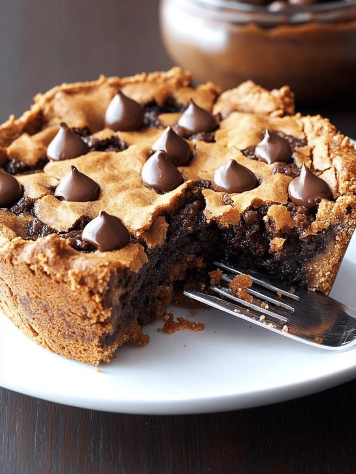 Gooey Deep Dish Cookie Pie
