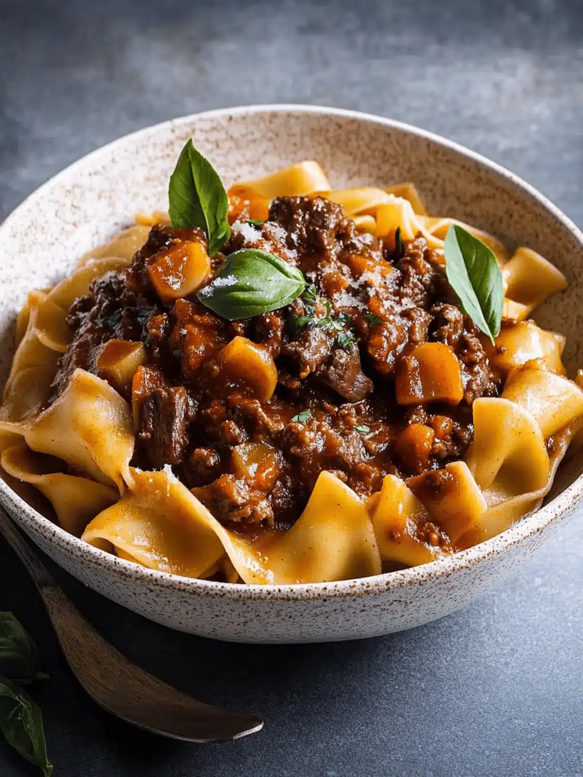 Breadmaker Beef Ragu with Homemade Pasta