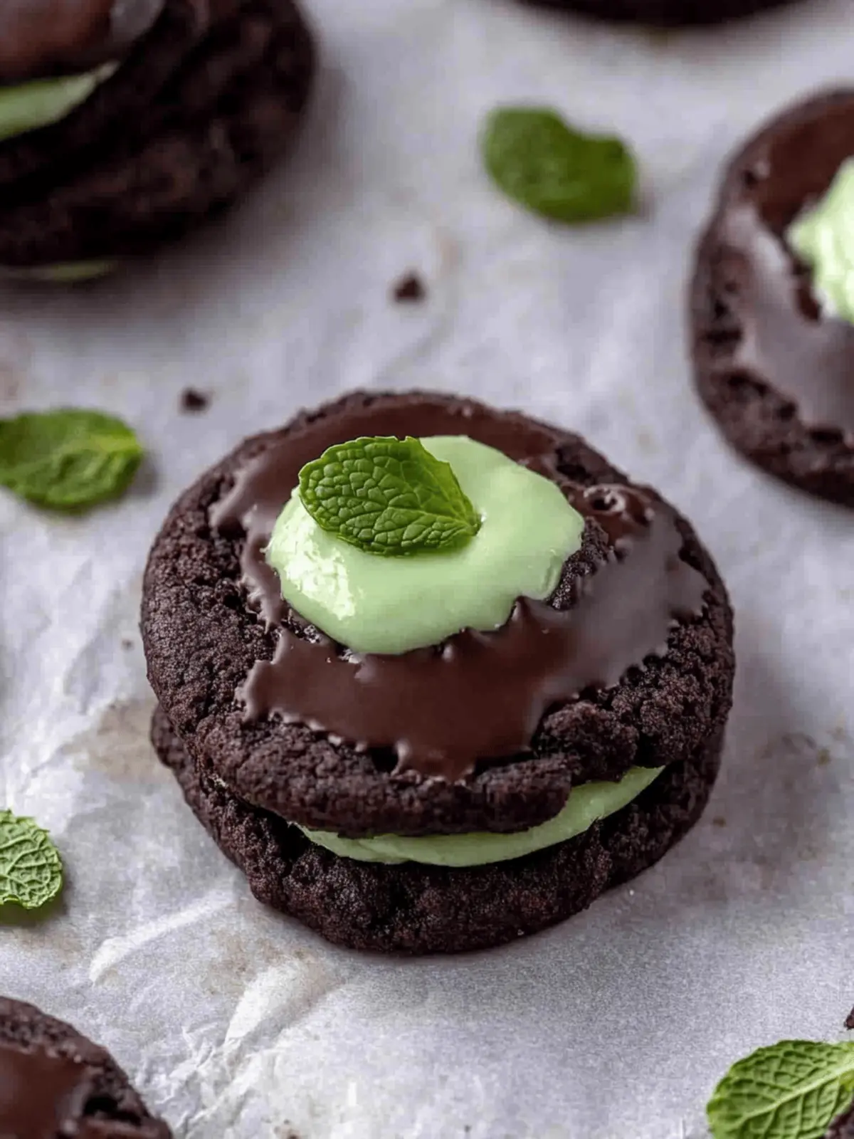 The Best Chilled Crumbl Mint Brownie Cookies You'll Love 3 The best Chilled Crumbl Mint Brownie Cookies
