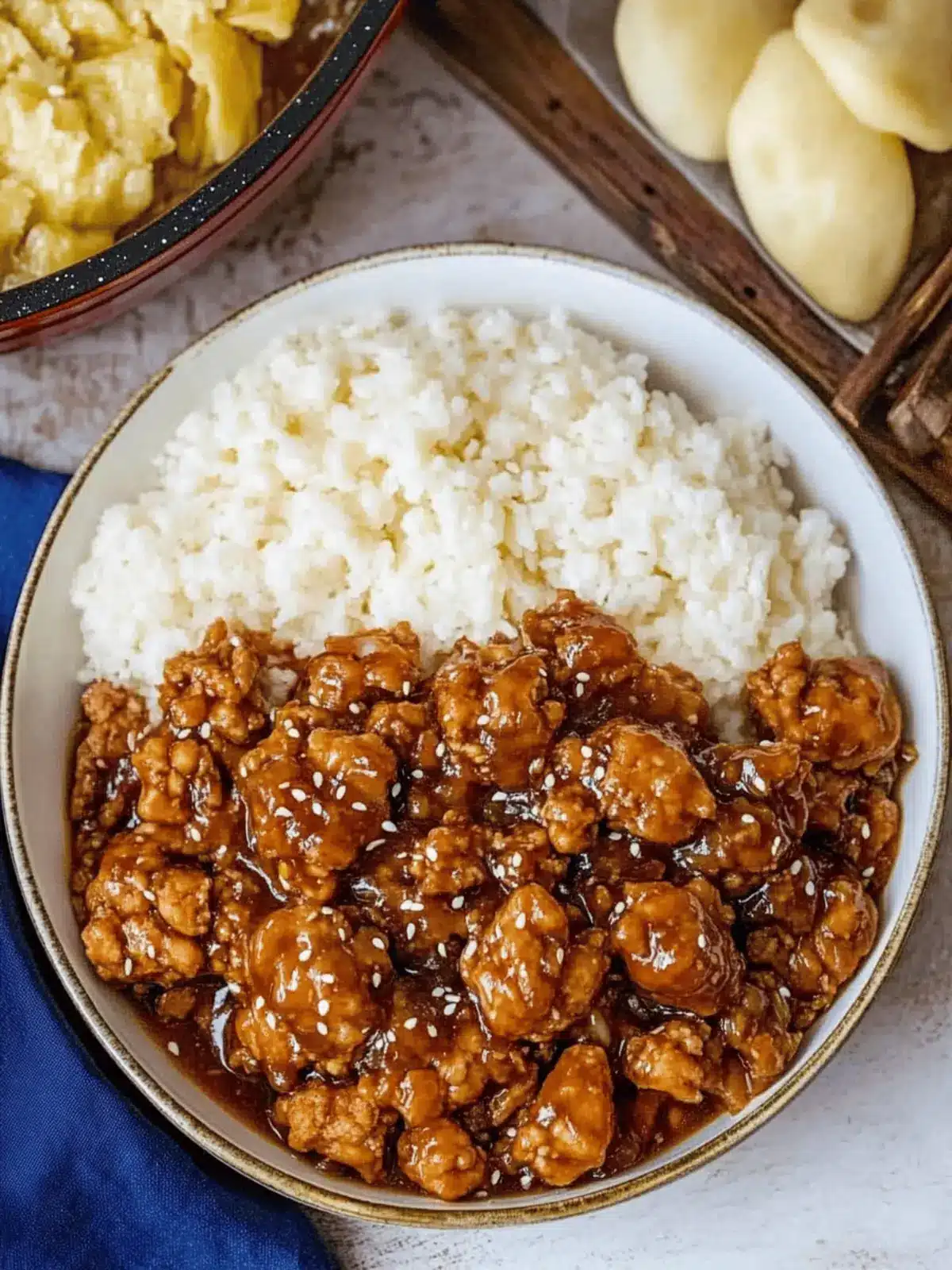 Ground General Tso’s Chicken: A Simple Homemade Delight 2 Ground General Tso’s Chicken