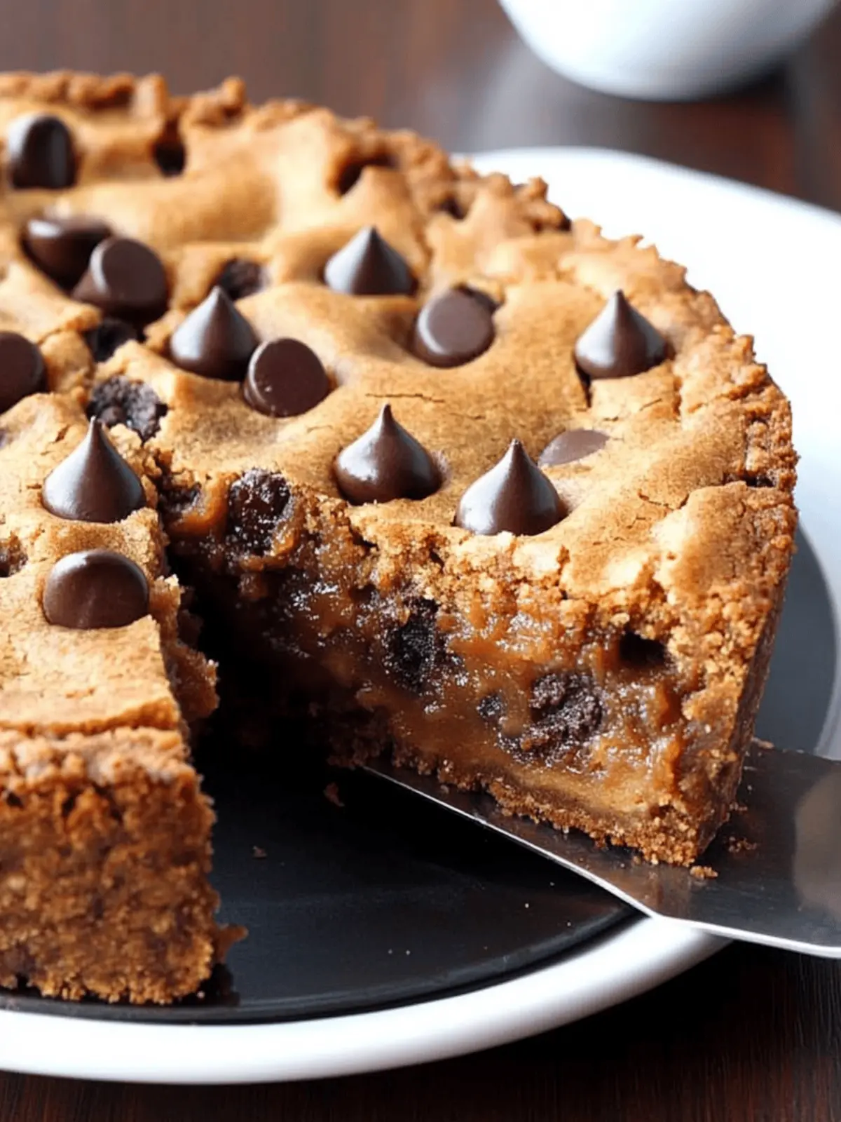 Gooey Deep Dish Cookie Pie