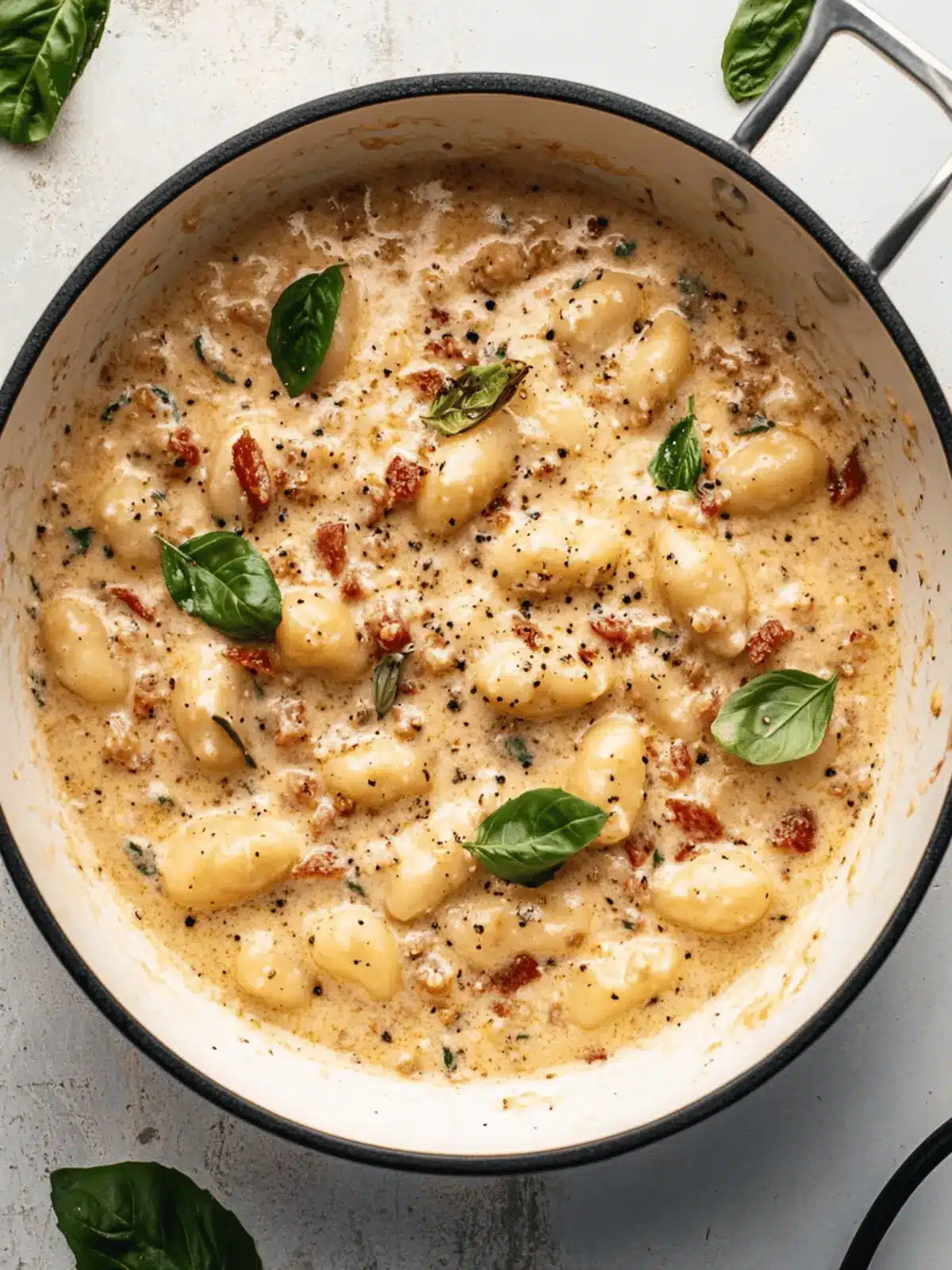 Creamy Pancetta Gnocchi