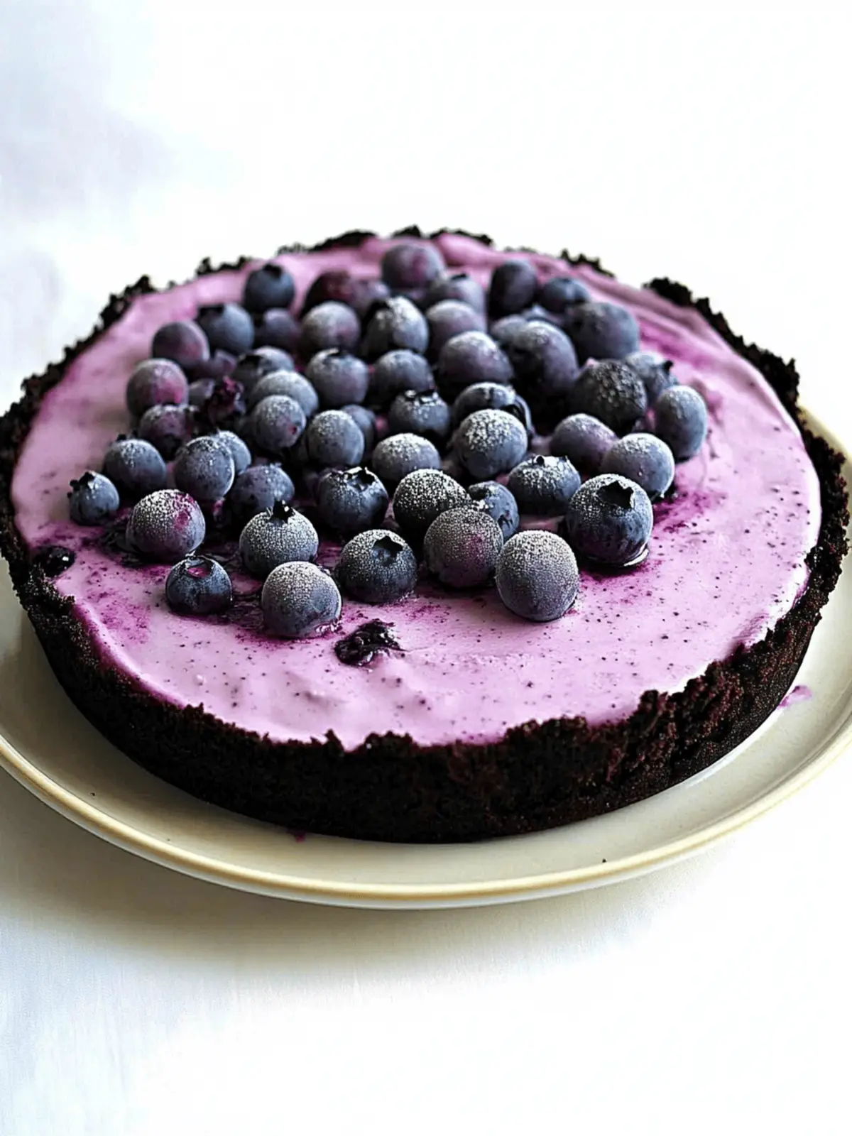Blueberry Ice Cream Pie