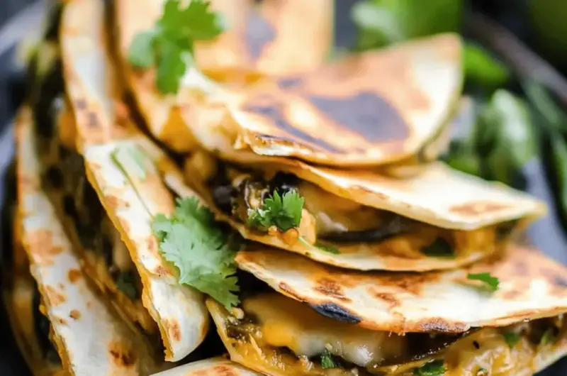 Mini Party Poblano Quesadillas
