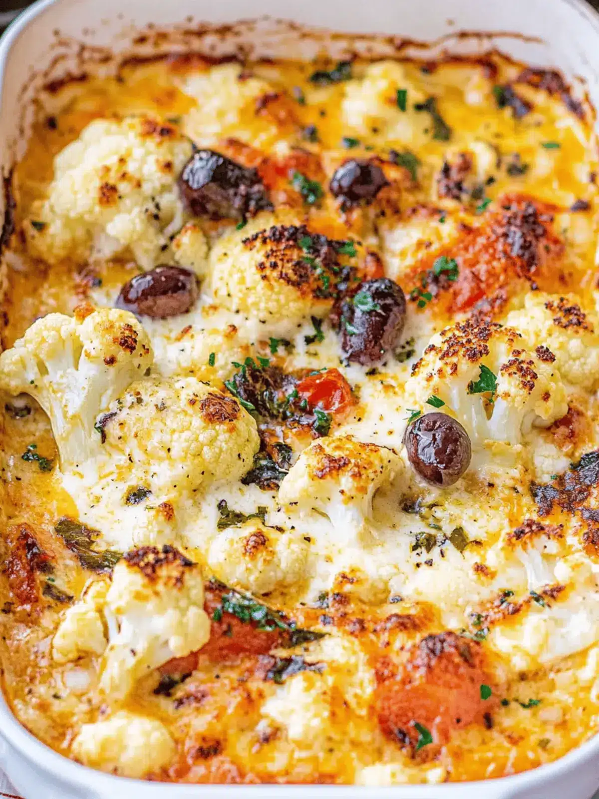Greek-Inspired Baked Feta & Cauliflower: A Cozy Delight 2 Greek-inspired Baked Feta & Cauliflower