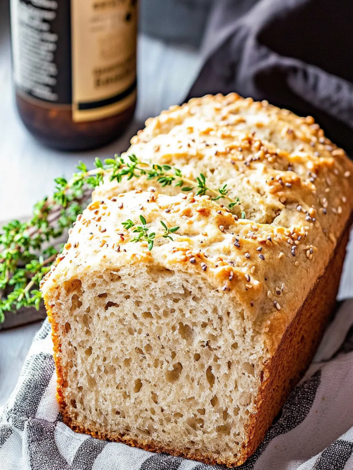 Everything Bagel Beer Bread